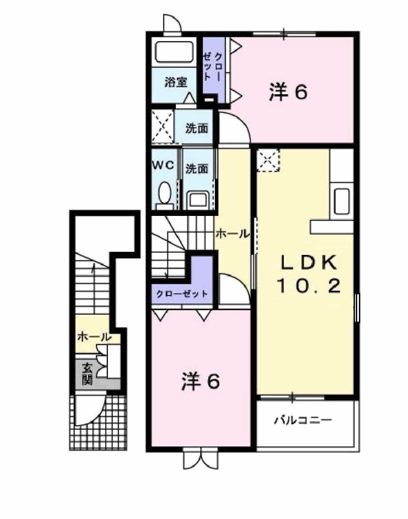 間取り ウィル ヴェスティージ 弐番館 間取り図