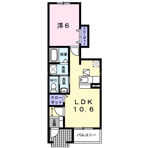 アドバンス　昌  間取り図