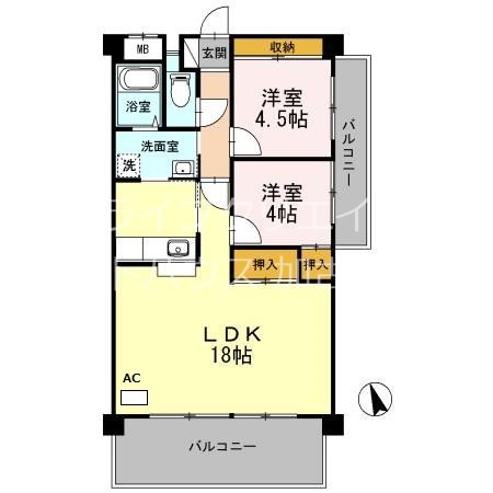 ロゼオ パラッツオ 間取り図