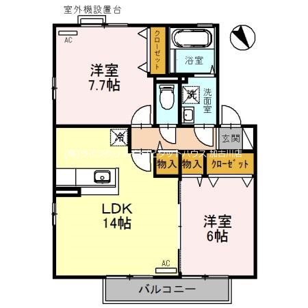 ハートランドⅢ 間取り図