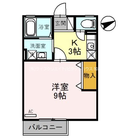 ソラリオ滝野  間取り図