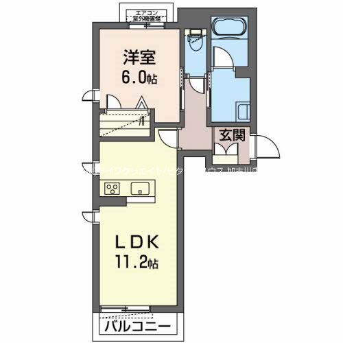 ビューテラス　イズミ 間取り図