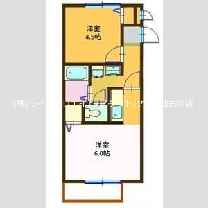 サンライフ・アイ　B棟 間取り図