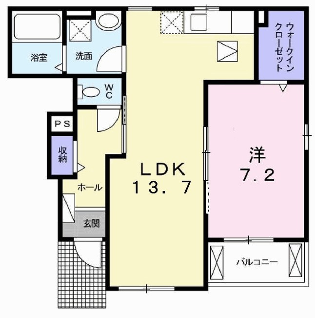 ブライト　ボナール 間取り図