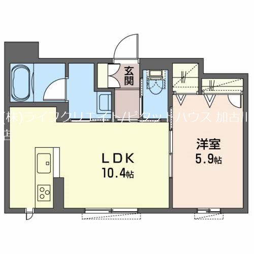 ビューテラス　イズミ 間取り図