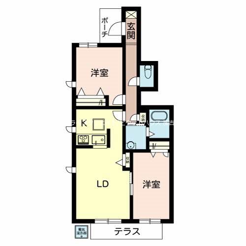 レジデンスコート加西 間取り図