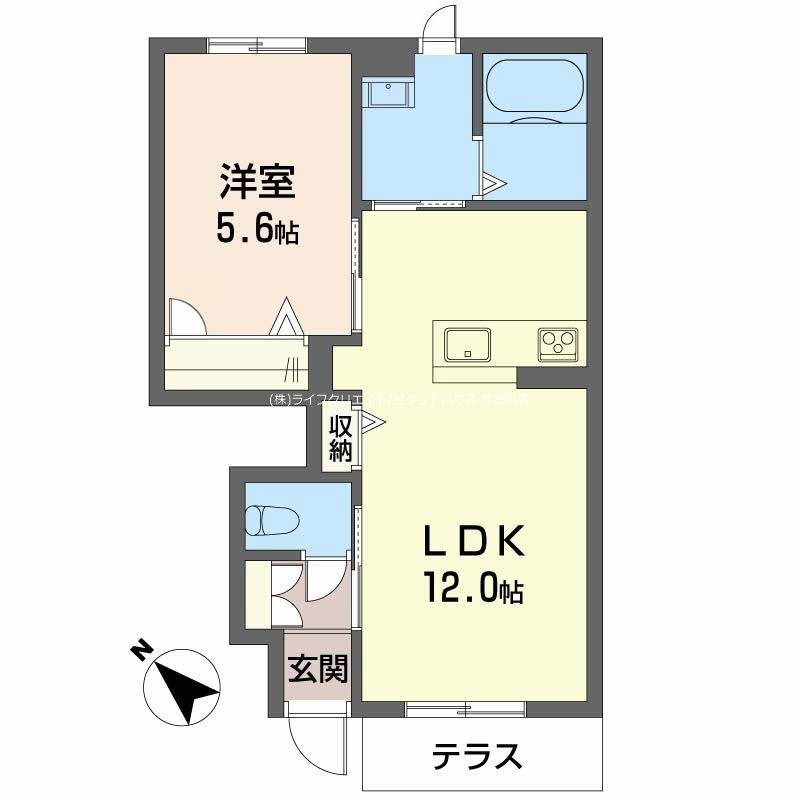 シャーメゾンライグラス 間取り図