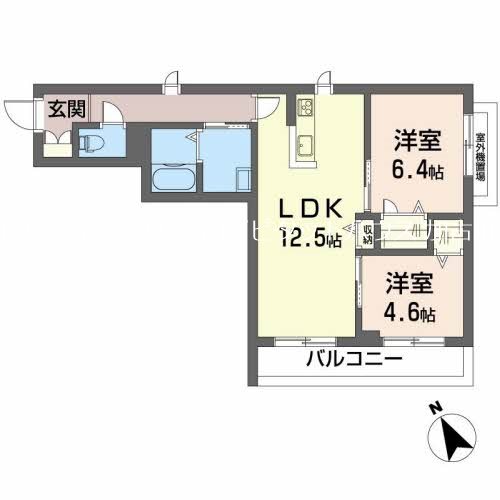 リメインらかん  間取り図