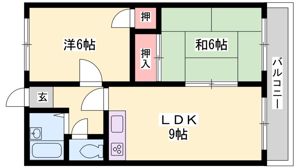 ハイツパークス 間取り図