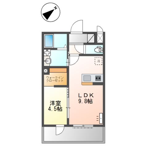 ロイヤルコート・Ａ 間取り図