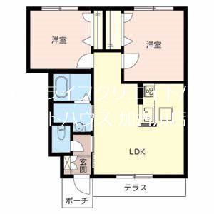 シャーメゾン　ヒルズ 間取り図