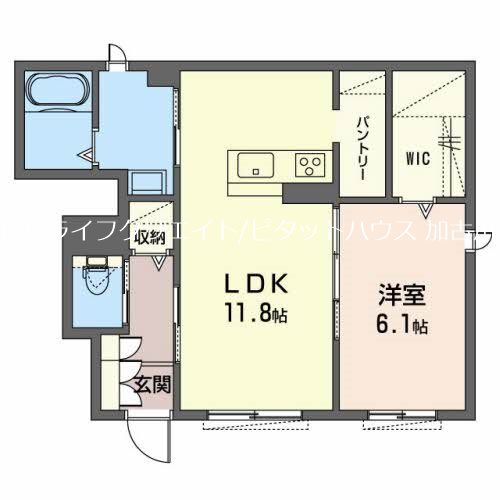 シャーメゾン北条 間取り図