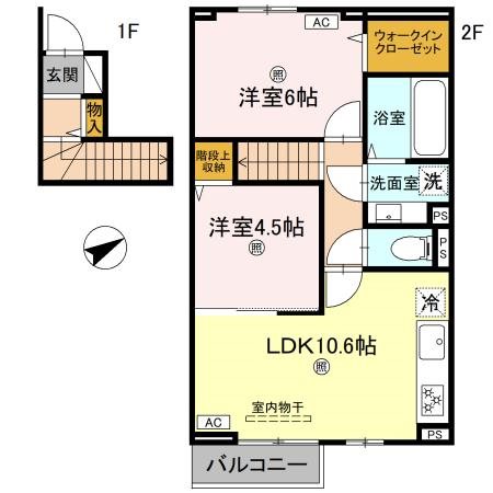 D－ROOM上滝野  間取り図