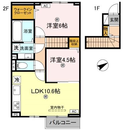 D－ROOM上滝野  間取り図