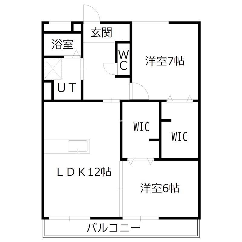 クリスタルハイツ  間取り図
