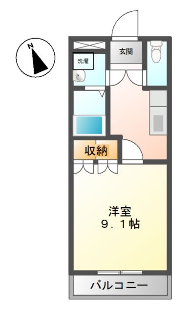 ミルフィオリⅠ 間取り図