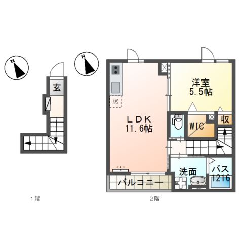 間取り ニューパレス佑錦 間取り図