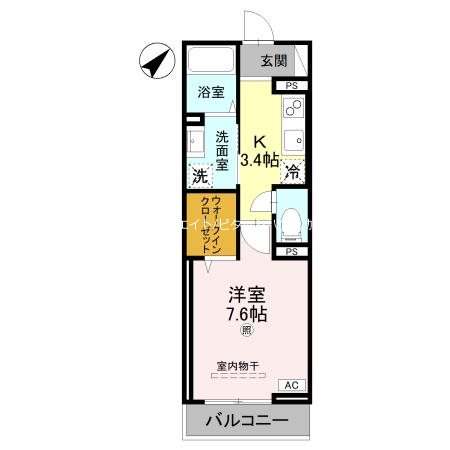 レジデンス尾上町 間取り図