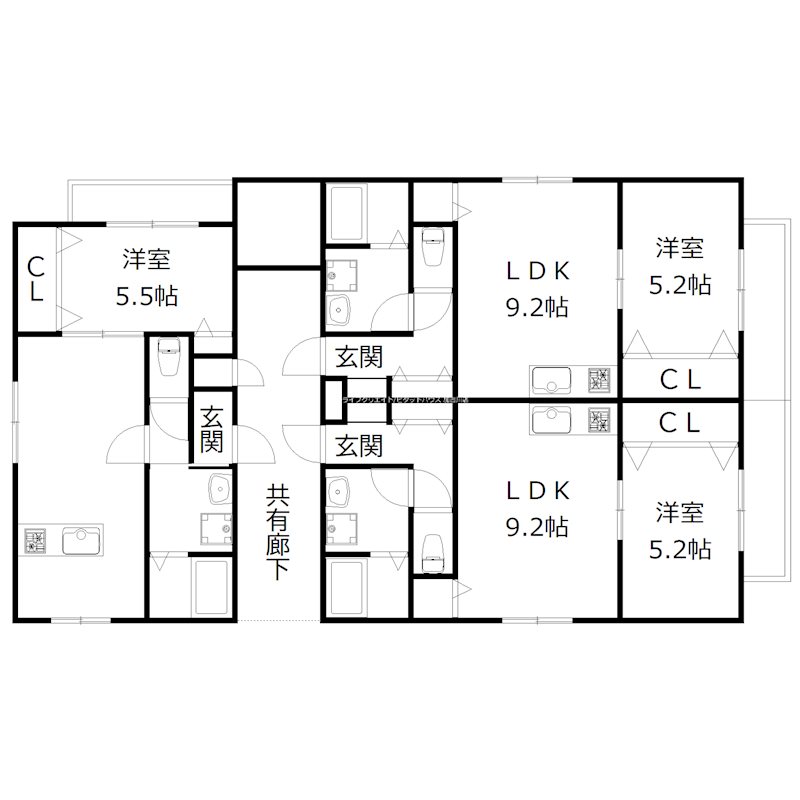 土山新築ハイツ 間取り図