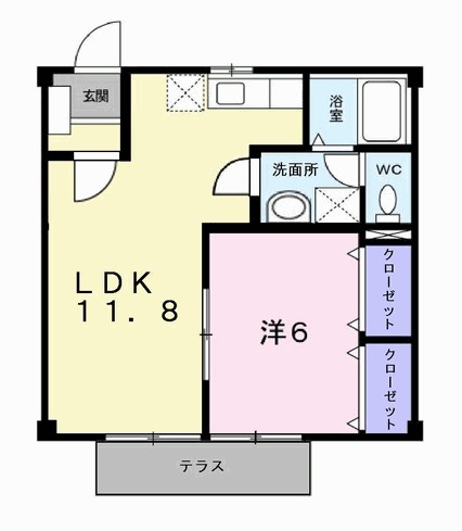 エル・ガーデンＡ 間取り図