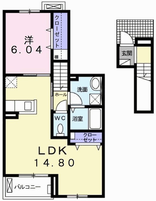 オー　テリトワール 間取り図