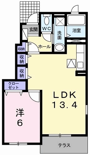 パーチェＢ 間取り図