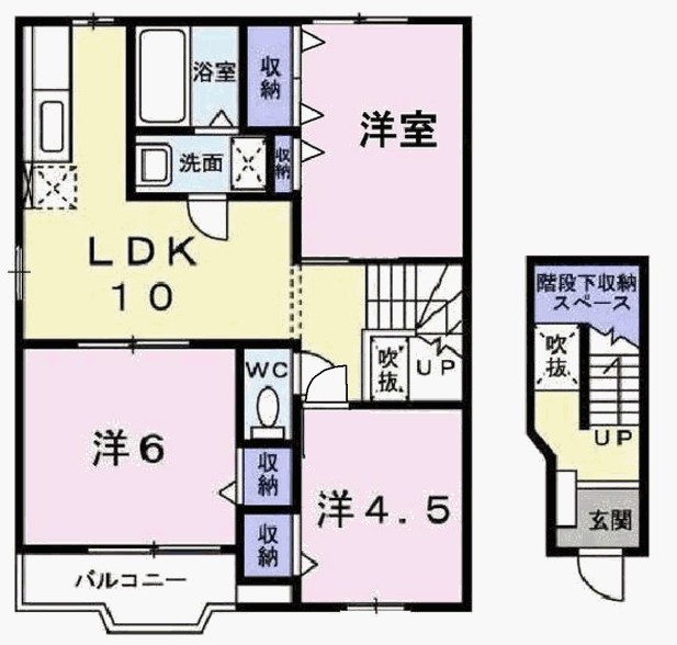 グレースガーデンⅡ 間取り図