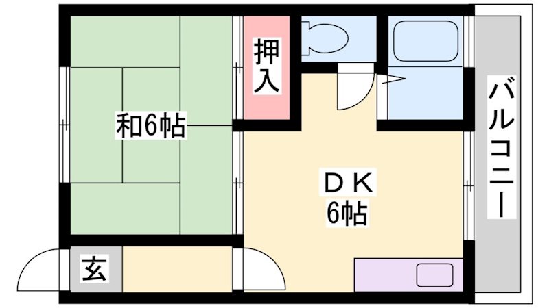 ＬＡＮＢＯ１０１ 間取り図