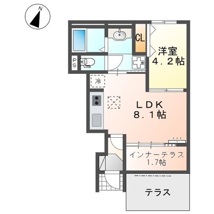 クレスト・若宮 間取り図