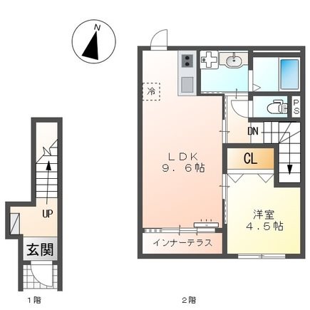 クレスト・若宮 間取り図