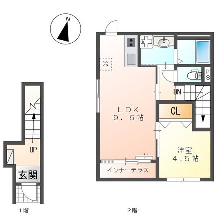 クレスト・若宮 間取り図