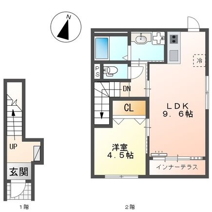 クレスト・若宮 間取り図