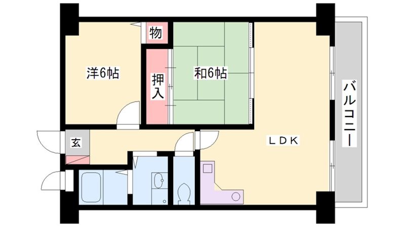 ハッピーコート加古川 間取り図