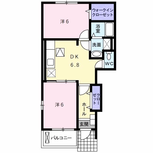 ヴィラ・サンマリノⅠ 間取り図