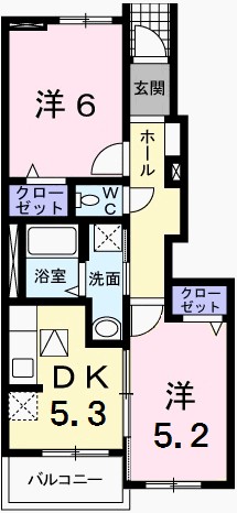 ウェントゥスⅠ 間取り図