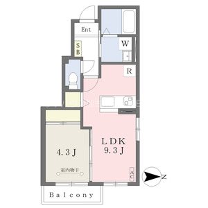 メゾン・ド・ＦⅥ 間取り図