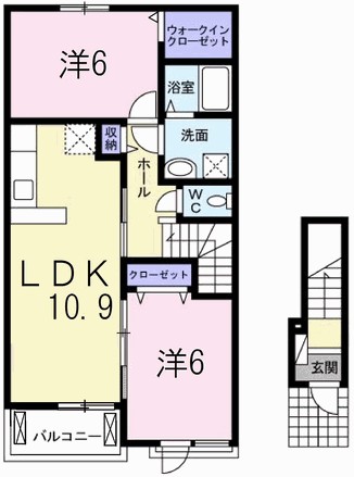 ラボールⅠ 間取り図