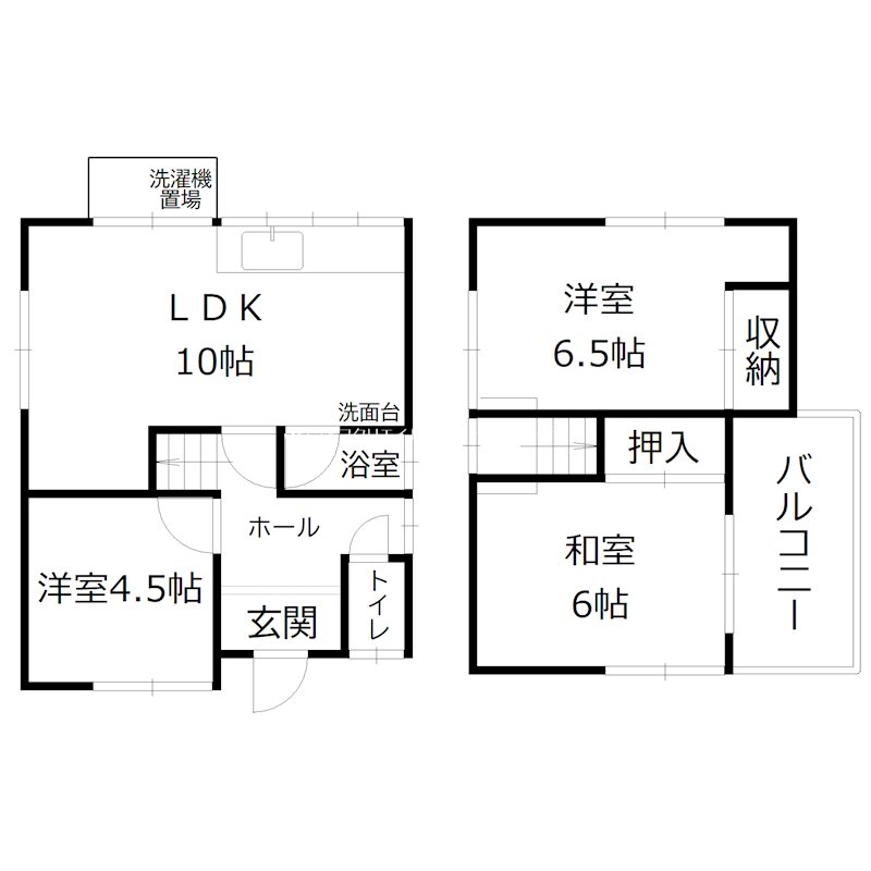 長砂戸建 間取り図