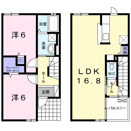 サンフローラ 間取り図