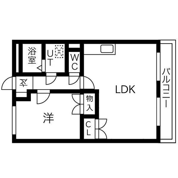コスモハイツ 間取り図