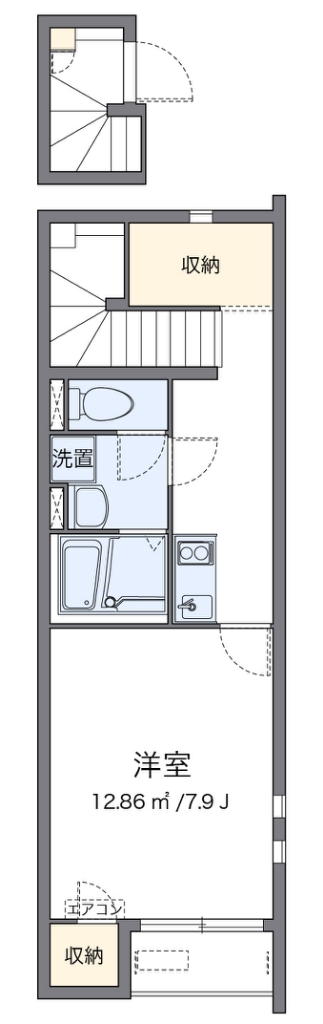 クレイノラ　グラシューズ　Ｍ 間取り図