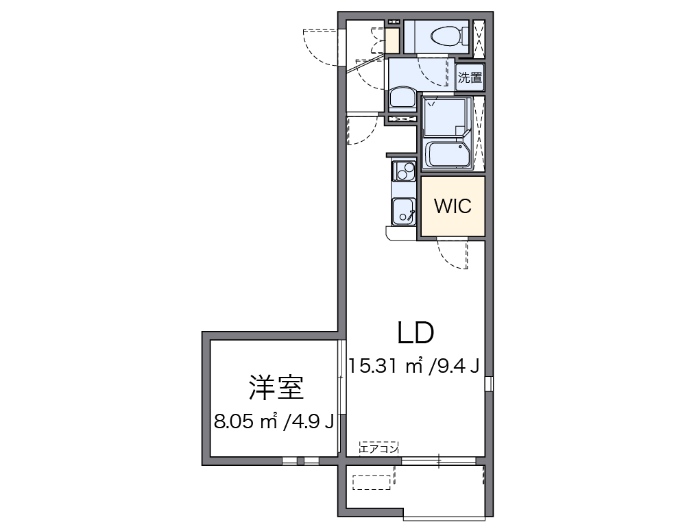 レオネクストポムールⅤ 間取り図