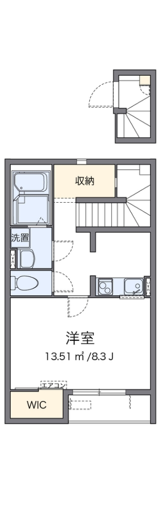 クレイノフィセント　ファルコン 間取り図