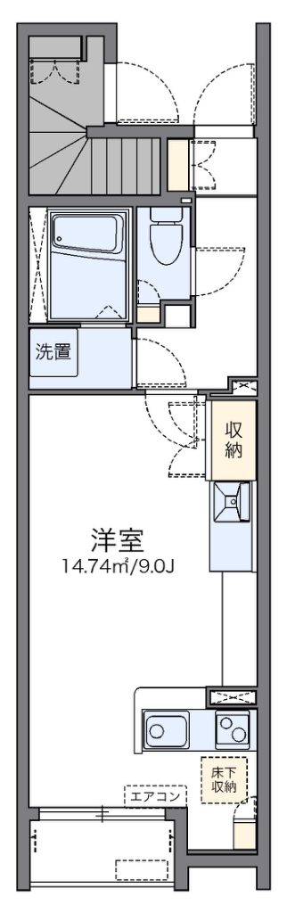レオネクストポムールⅡ 間取り図