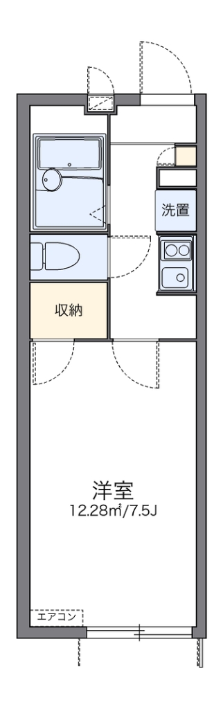 レオパレス友沢 間取り図