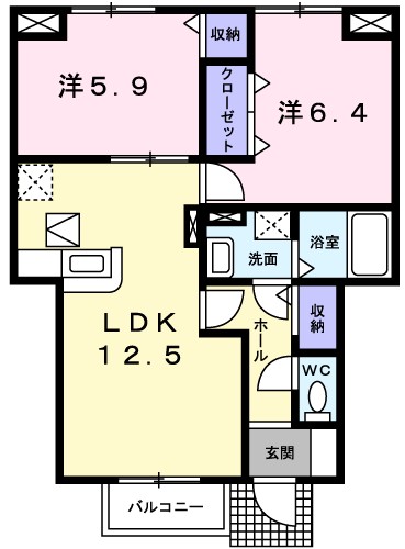 上の森ハウス 間取り図
