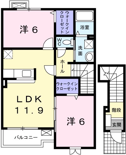 ラルジュ　フォンテーヌⅣ 間取り図