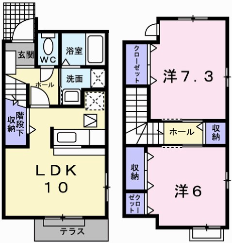 メゾン・オーブⅠ 間取り図
