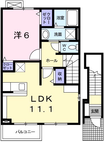 ルナ・エトワール 間取り図