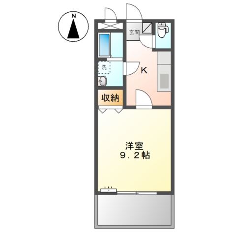 セピア　コンフォース 間取り図